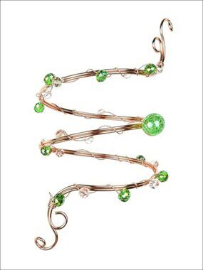 Elven Spiral Arm Cuff Adjustable Metal Bracelet Cosplay Costume